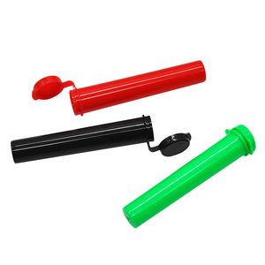 2024 tubo vazio de plástico para m6t th205 tanque embalagem 17mm x 95mm recipiente para cera óleo grosso tabaco erva pó acessórios