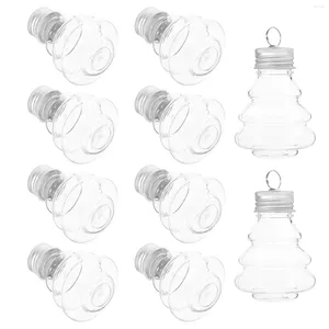 Vase 10 PCS Outdoor Juice Bottles Container Plastic Portable Milk Party Creative Candy Jar Small Capacity Packing