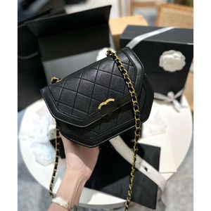 Chanei Designer na ramieniu 20 cm torba krzyżowa torba Messenger torebki damskie i torebki Lady Clutch Torba łańcucha mody Black and White Colan Scheme