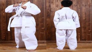 Çocuklar ve Yetişkin Hafif Karate GI Öğrenci Üniforması Kemerle Dövüş Sanatları Eğitimi 2206147325882