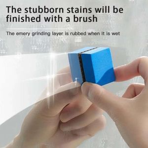 New Cleaning Brushes Magic Mirror Emery Sponge Bathroom Mirror Cleaner Wiper Kitchen Cleaner Car Glass Shower Squeegee Window Glass cleaning brush