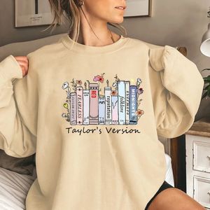 Erkek Hoodies Sweatshirts Retro Taylor'ın Versiyonu Sweatshirt Eras Tour 2023 Hoodie Müzik Albümü Midnights Jumper Taylor Fan Crewneck 231207