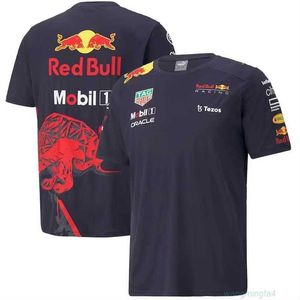 メンズTシャツを走る衣服F1メンズレースオフロードクイックドライ2023夏の新しいチームジャージーショートスリーブラウンドネック65kv