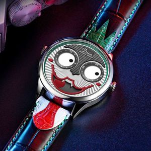 Nowa koncepcja rosyjska joker trend mody Minimalistyczna osobowość uliczna kwarc Watch Męski student Waterproof