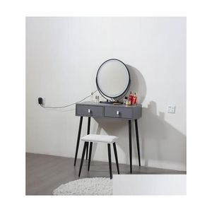 Sovrum möbler byrå modern minimalistisk liten lägenhet smink skåp lagring 70 cm ljus lyx netto röd ins tabell1354590 drop del dhxpt