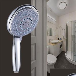 Banyo Duş Başlıkları Basınçlı Nozul Kafası ABS aksesuarları Yüksek Basınçlı Su Tasarruf Yağışı Chrome 200925 Damla Teslimat Ev Gar Dhqy2