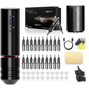 Tattoo Guns Kits T-REX NINJA RS Portable Wireless Tattoo Machine Pen Battery Capacity 2400mah Running Time 5 Hours for Artist Body 231207