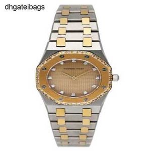 Audemar Pigue Watch AP Aibi Royal Oak Diamond Bicolor Womens FRJ