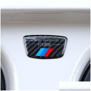 Car Stickers Carbon Fiber Emblem B Column Sticker For E46 E39 E60 E90 F30 F34 F10 1 2 3 5 7 Series X1 X3 X5 X6 Car-Styling Drop Delive Othde