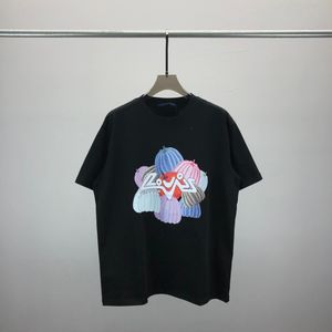 デザイナーニュートップサマールーズTシャツファッションカジュアルシャツラグジュアリー衣類ストリートかわいいシャツメンズレディース高品質のニュートラルカップルTシャツSS52