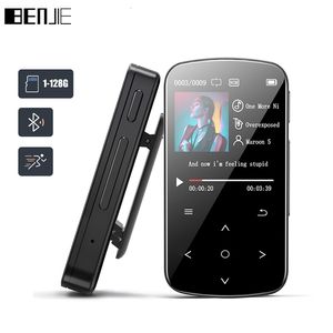 MP3 MP4 Player Benjie M9 Bluetooth Player Mini Clip Sports Music Walkman Wsparcie Kotometra FM Radio E. Zegar rejestratora TF SD CARD 231206