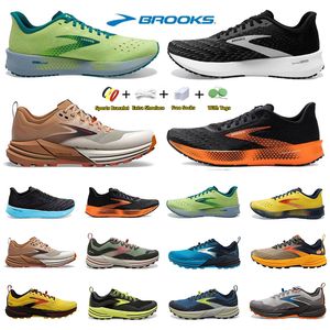 Brook Brooks Cascadia 16 Scarpe da corsa da uomo Hyperion Tempo triple nero bianco grigio giallo arancione mesh scarpe da ginnastica moda outdoor uomo sneaker sportiva casual