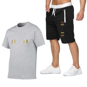 Projektant mody Zestaw drukowania Mężczyźni Summer Nowa bluza dresowa + spodenki plażowe