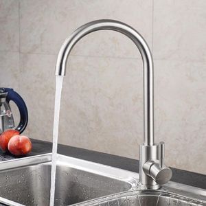 Смесители для кухни 18 мм, смеситель из нержавеющей стали, водопроводный кран для ванной комнаты, сантехническая арматура, соединение с одной ручкой