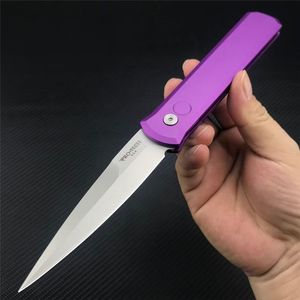 Особый цвет! The Purple Protech 920/3407 Godfather Складной нож Flipper Тактические автоматические ножи Выживание на открытом воздухе UT85 Карманные ножи PT1718 2203 MP5 CQC7