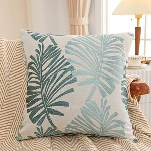 Pillow 2023 Boho Nordic Leaves Decorative Pillowcase Covers For Sofa Couch Chair Car Home Decor Cover