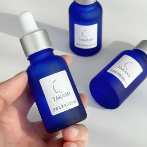 Takami acne remoção essência encolher poros limpo cravos pequena garrafa azul soro hidratante calmante manutenção de queratina