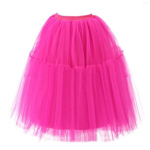 Kjolar kvinnor vintage tyll kjol kort tutu mini vuxen fancy balett dance dane party kostym boll klänning puffy