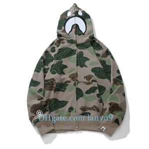 Mens Hoodies Camouflage Design Red Yellow Blue Splicing Fleece Sweater Plus Size Size Zipper Tröja Lovers Sweatshirts Designer Fashion Hoodie Jacket Streetwear B55