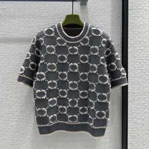 Marant Women Designer wełniany sweter pullover bluza bluza swobodna moda okrągła szyja wszechstronna luźna topy ciepły sweter 3 style
