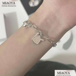 Perlen Miaoya süße Pacha Hund Glocke Halskette Armband Studentin Bestie Geschenk Ins Cartoon Ring Geschenke für Paare Drop Lieferung Juwelier Otpij