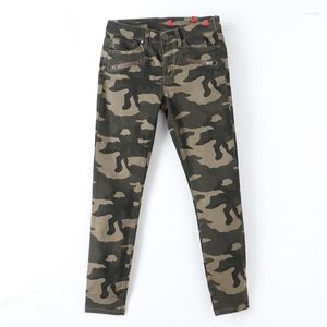 Women's Jeans Nuonuo Women Camouflage High Waist Slim-Fit Slimming Workwear Pants