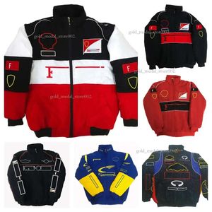 Af1 Formel 1 Rennjacke Winterauto Voll gesticktes Logo Baumwollkleidung Spot Sale F1 Kleidung 423