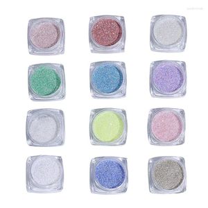 Polvere per manicure con glitter per unghie Super Flash Aurora Sale marino, cristalli di zucchero, decorazioni artistiche, accessori 2023