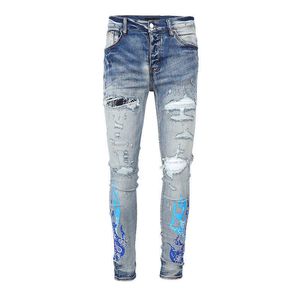 дизайнерские джинсы amirssmen, трендовые дырки от колен, леггинсы, дырки, мужские джинсы, трендовые брюки