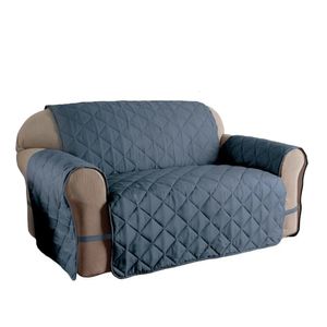 Pokradzki krzesła pokrywa sofy do salonu sofy 1 -częściowa mikrofibra solidne Ultimate Loveat Meble Slipcover Home Slate Blue 231206