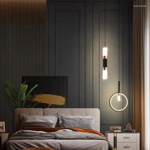 Pendant Lamps Modern LED Lamp For Living Dining Room Aisle Bedroom Bedside Ceiling Chandelier Home Decor Indoor Light Fixture Luster