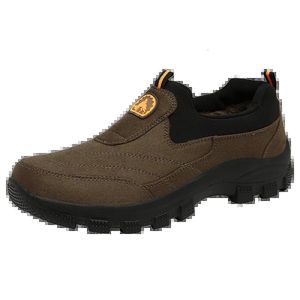 Kleid Schuhe Herbst Winter Männer Turnschuhe Outdoor Walking Freizeitschuhe Männer Stiefel Bequeme Wanderstiefel Slip-on Leichte Plus Größe 231207