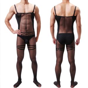 Hot Selling Men Bodysuits Sexy Bodystockings For Husband Gift Male Nightwear Sissy Fashion Man Bodysuit Sex Lenceria Hombre