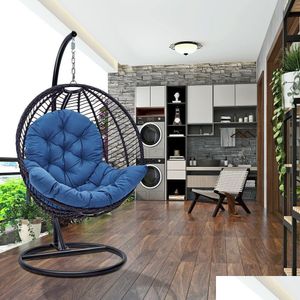 Hammocks Patio Hanging Egg Chair Outdoor Hammock Swing Stand Cushion Seat Drop Delivery Home Garden Furniture Otnhf Dhyy7