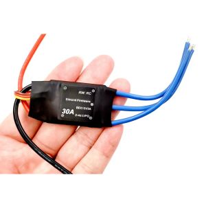 4 개의 PCS RW.RC SIMONK 30A ESC 5V/3A BEC 트래버 싱 기계/리모콘 평면/RC 레이싱 드론 액세서리를위한 2-4S LIPO 30A ESC