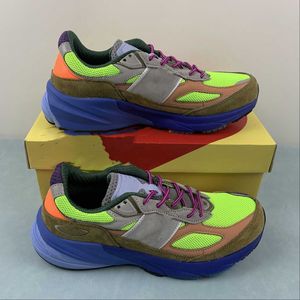 N 990v6 Baklava Green Brown Blue Designer Basketball Shoes Top Quality Man/Woman Unisex Sport Sneakers With Original Box Fast Delivery