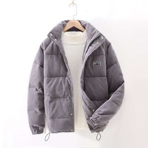 Jm263 Corduroy White Duck Down Down Jacket, Warm Jacket, Sent As A Replacement