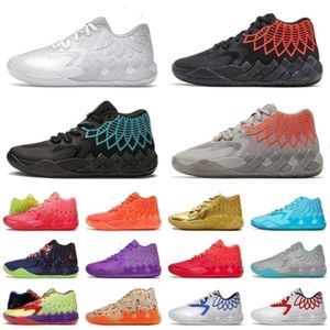 Retro Eccellente Lamelo Ball 1 Mb.01 Scarpe da basket Décolleté Nero Blast Lo Ufo Not From Here e Rock Ridge Red Mens Desi