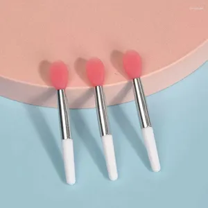 Makeup Brushes Portable Lip Brush Silicone Lipstick Gloss Mask Pen Wands Applicator Make Up Tool