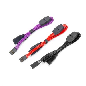 OmG Terminale Placcato Oro 60 Pin Y-Wire Servo/ESC Cavo di Prolunga Supporto JR/Futaba per Parti di Velivoli ad Ala Fissa/Modello Rc