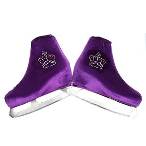 Skate Protective Gear Nasinaya Figure Skating Gymnastics Shoe Cover Children's Velvet Adult Protective Roller Accessories Shiny Diamond 231206