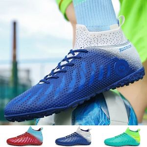 Dress Shoes Men's Football Boots Professional for Kids High Top Soccer Society Futsal Man 2023 231207