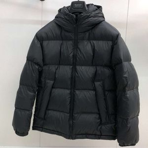 Down Jacket Men's Youth Men's and Women's Par's Autumn and Winter New Light and Thin Short Casual Thick Hooded Workwear