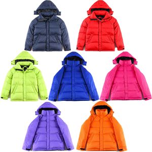 Mens Down Jacka Canada Winter Jacket 2078m Candy Color Down Jacket Womens Hooded Light Coat Mysig varm jacka