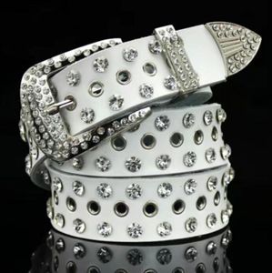 Fashion new crystal lady personality trend Korea version sleek buckle contract men039s and women039s multipurpose belt4011559