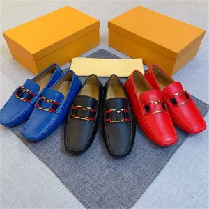12Model Designer Men loafers Shoes Man 2024 Fashion Comfy Slip-On Drive Moccasins Footwear Mane Brand Leather Boat Shoes Men Casual Shoes Storlek 38-47