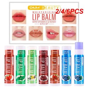 Lippenbalsam, 2/4/6 Stück, feuchtigkeitsspendender Lippenstift, Wachsbecher, Lippe, Baby-Lippenbalsam, Make-up, volle Lippen, Farbe, niedliche Feuchtigkeitscreme, schwacher Duft, 231202