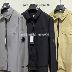 Мужская куртка Cp, рубашка с лацканами с одной линзой, окрашенная в одежде, универсальная верхняя рубашка, уличный мужской кардиган, верхняя одежда, одежда Cp XXL 311 688
