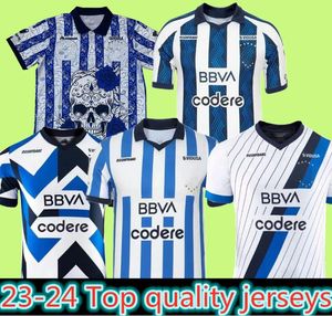 2023 2024 RAYADOS SOCCER Jerseys Canales R.funes Home Away Edition Liga MX Mori Aguirre Tecatito Monterrey Berterame 23 24 Lige Mens Soccer Jerseys