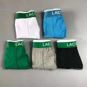 Boxers masculinos Shorts Verdes Calcinhas Cuecas Boxer Cuecas de Algodão Moda 7 Cores Cuecas Enviadas Aleatoriamente Múltiplas Escolhas Atacado Enviar 417 4